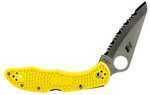 Spyderco Salt 2 Folder 3.0 in Serrated Yellow FRN Handle