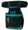 Browning Flash Shell Pouch with Belt Black and Teal Trim