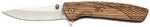 Browning 3220007 Everyday Carry Pursuit 2.5" 7Cr Stainless Steel Drop Point Checkered Zebrawood Scales