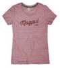 Magpul Mag880-602-s Megablend Rover Script Women's T-shirt Small Burgundy Heather