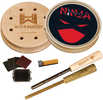 Woodhaven WH310 Red Ninja Friction Call Turkey Hen Sounds Attracts Turkeys Natural Glass/Wood