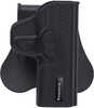 Bulldog Rr-SWMPSEZ Rapid Release Black Polymer Paddle Attachment For S&W M&P Shield EZ Right Hand