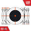 EZ-Aim Shooting Target Bullseye Paper 12" X 100 Per Pack