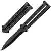 Cold Steel Cs-92eaa Fgx Balisong 5" Folding Part Serrated Black Griv-ex Blade & Handle