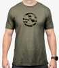 Magpul Mag1292-317-2X T-Shirt Tiger Stripe Icon Olive Drab Heather Cotton/Polyester Short Sleeve 2Xl