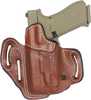 DeSantis Gunhide 201Ta1SZ0 Vengeance Scabbard OWB Tan Leather Fits Glock 19/19X/19 Gen 5/23/32/45, Belt Slide Mount, Rig