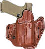 DeSantis Gunhide 201Ta2SZ0 Vengeance Scabbard OWB Tan Leather Fits Sig P320C/P250C W/Rd, Belt Slide, Right Hand