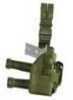 NcStar Drop Leg Universal Pistol Holster, PVC Fabric, Green Md: CVDLHOL2954G