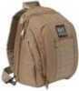 Bulldog BDT408T Sling Pack Backpack Nylon 14" x 10" x 7" Tan Small                                                      