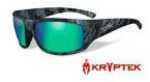 Wiley Omega Eye Protection Kryptek Neptune Emerald Mirror Md: ACOME12