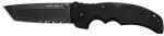 Cold Steel Folding Knife With Partially Serrated Tanto Blade Md: 27TLTH