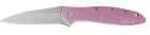 Kershaw Drop Point Blade Folding Knife Md: 1660Pink