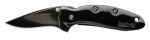 Kershaw Black Folding Knife W/Pocket Clip Md: 1600Blk