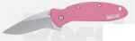 Kershaw Drop Point Folder Knife With Plain Edge & Pink Handle Md: 1620Pink