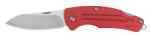 Kershaw Little Lockback Red Drop Point Blade Injection Molded ABS