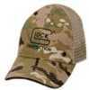 Glock Perfection Hat Mesh Adjustable Velcro Closure Cotton/Polyester Camo/Tan AS00081