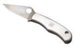 Spyderco C133P Bug Folder 1.31" 3Cr13 Stainless Steel Flat Ground Plain Edge