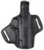 Bulldog Deluxe Molded Automatic Holster With Thumb Break X-Small Right Hand Leather Black Lmhxs