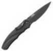 CRKT Argus Black Folder 3.55" Plain Blade - Closed 4.56"