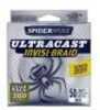 Spiderwire Ultracast Invisi-Braid 125Yd 20#/6Dia Translucent Md#: U20IB-125