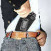 Uncle Mikes Inside-The-Pant Holster - RH, Retention Strap 2"-3" Barrel Sm/Med Double Action Revolvers Except 2" 5-Shot