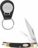 Old Timer Knife 33ot 2.48" Blade With Leather Keychain Pq4