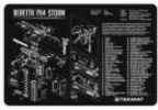 TEKMAT Armorers Bench Mat 11"X17" Beretta PX4 Pistol