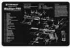 TEKMAT Armorers Bench Mat 11"X17" Walther P99 Pistol