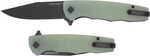 Ocaso Knives Strategy 3.5" Fld Jade G-10/black Pvd D2