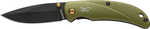 Browning Knife Prism III FLDNG Hunter 2.78" Blade Green Alum*