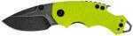 Kershaw Shuffle Lime Green BLACKWASH 2.4" Blade