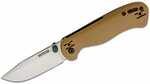 Ka-bar Becker Mini Folder Drop Point 2.84" Ss/tan D2 Blade