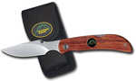 Outdoor Edge Caper Lite Wood Handle Folding Blade In Box