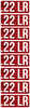 MTM Ammo Caliber LABELS .22LR 8-Pack