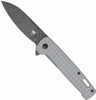 Cobratec Rhino Folder 3.37" Grey/black Stonewash D2 Blade