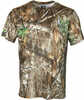 Material: Wicking Color: Realtree Edge Size: Youth Medium Type: T-Shirt Short Sleeve: Y Other FEATURES:: Lightweight BREATABLE Fabric, Mesh Underarm For Quick COOLING & DRYING,TREADED With POLYGIENE O...