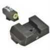 AmeriGlo GL5101 i-Dot Night Sight Fits Glock 17/19/19x/26 Gen5 Tritium Green w/White Outline Front