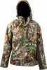 Material: Poly Fleece Color: Realtree Edge Size: X-Large Type: Jacket Other FEATURES:: Quiet Waterproof Shell With Laminated & Taped Seams,100Gr PRIMALOFT Insulation,2 Lower & 2 Chest Pockets,Removabl...