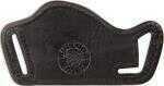 Bulldog Lay Flat Leather Holster Black RH/LH Large Frame Autos Model: LF-L