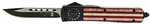 Templar Knife Slim Otf Betsy Ross Flag 3.5" Black Drop Point