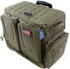 GPS Tactical Rolling Range Bag Holds 10 HANDGUNS Tan