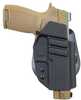 1791 Tactical Paddle Holster OWB Kydex Fits Sig Sauer P320 Right Hand Matte Finish Black TAC-PDH-OWB-P320-BLK-R